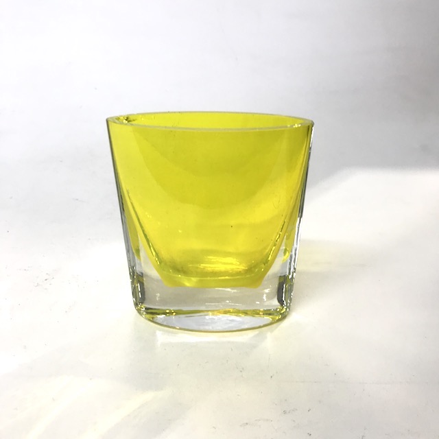 ART GLASS (VASE), Acid Yellow